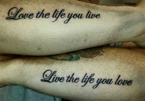 Love The Life You Live Tattoo