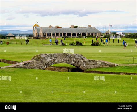 St Andrews Scotland Th Sep The Famous Swilcan Bridge On The