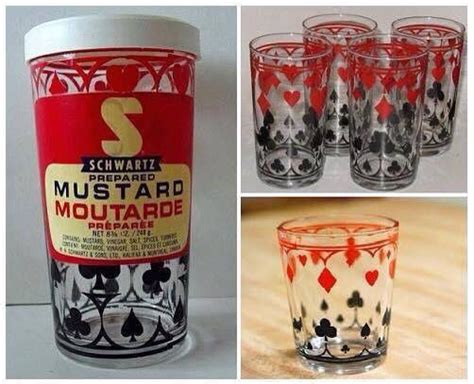 Verre Moutarde Vintage Memory Vintage Drinking Glasses Vintage