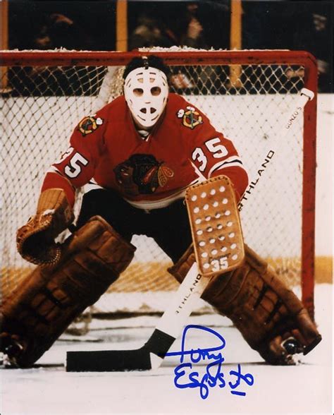 Tony Esposito Blackhawks Hockey Chicago Blackhawks Hockey Hockey Goalie