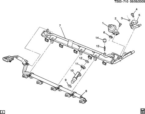 GMC CANYON 4WD ST FUEL INJECTOR RAIL L52 3 5 6 EPC Online