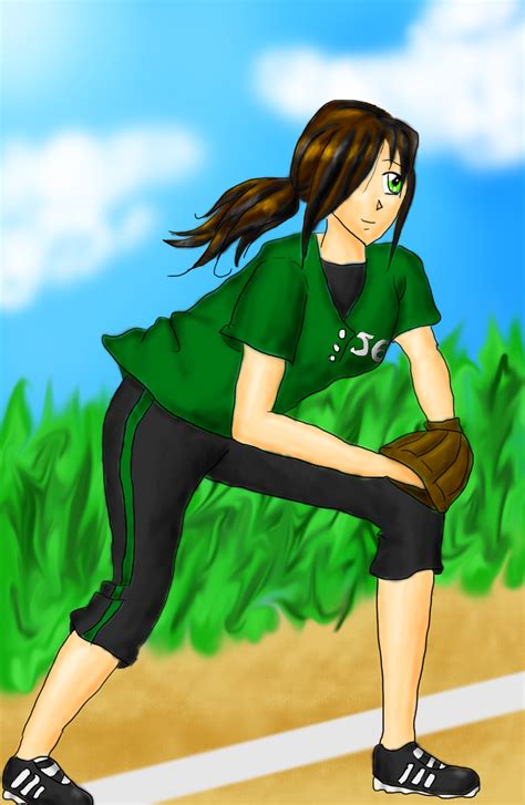 Commission: Softball Shortstop by grovyle-n-wolfluvr on DeviantArt