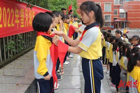 “红领巾心向党，争做新时代好少年”——望月湖第一小学一年级新生入队仪式 读者资讯 新湖南