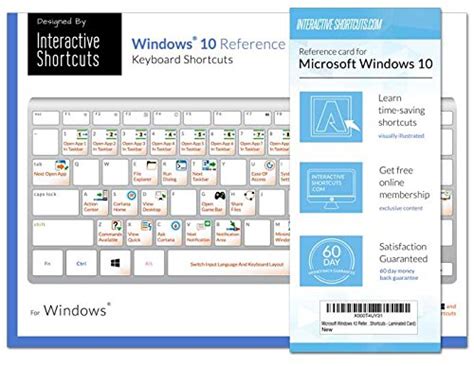 Buy Microsoft Windows 10 Reference Guide Cheat Sheet Of Keyboard