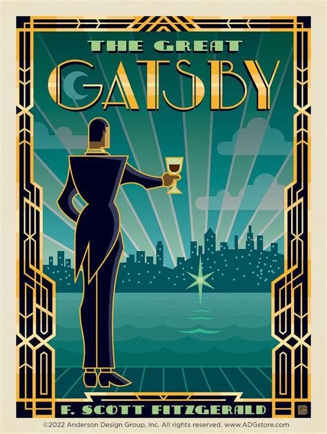 The Great Gatsby F Scott Fitzgerald Ilustraci N Art Deco Fotos De