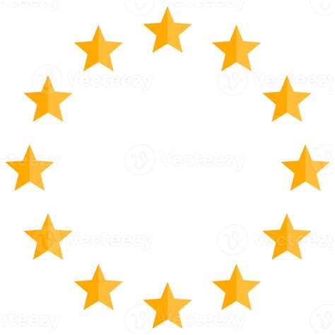 Stars In Circle Icon Png