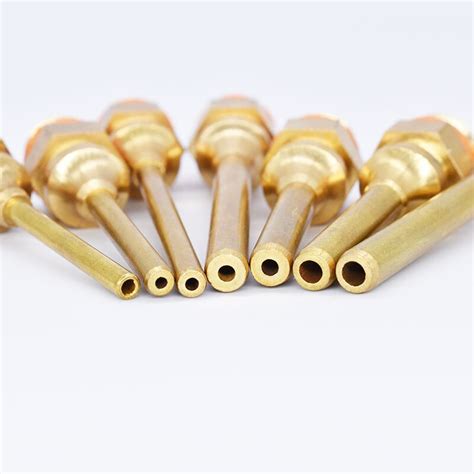 Hot Melt Glue Gun Nozzle Small Bore Diameter Nozzle 1 5x70mm 1mm Anti Leakage Nozzle Copper