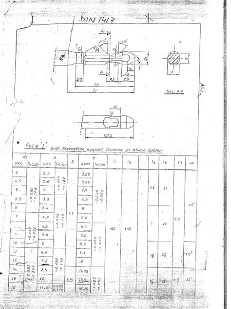 DIN 1417 (Broach) | PDF