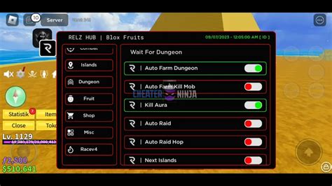 Blox Fruits Relz Hub Mobile Script Op Autofarm And More Cheater Ninja