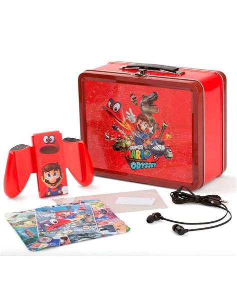 Lonchera Coleccionable De Accesorios Nintendo Switch Mario Odyssey