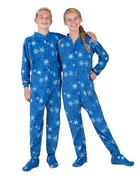 Kids Fleece Footed Pjs - Footed Pajamas Co.