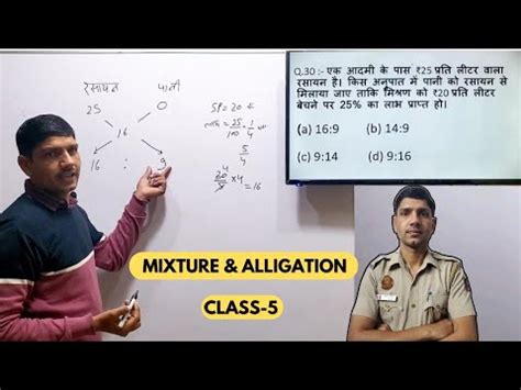 Mixture Alligation From Basic To Advance Level All Questions