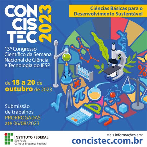 Submiss Es Prorrogadas Para O Concistec Congresso Cient Fico Da