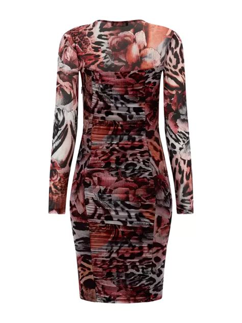 Buy Marciano Leopard Rose Mesh Dress Online Zalora Malaysia