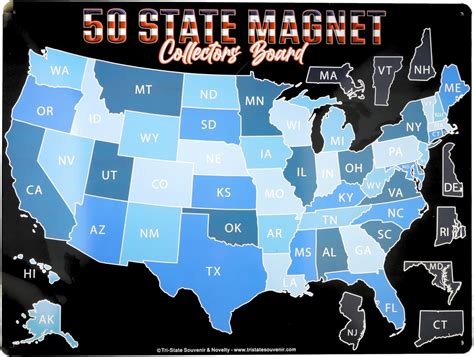 United States Magnet Board For Collectors Interactive