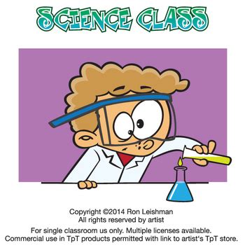 Science Class Cartoon Clipart Vol. 1 - Science Clipart for ALL Grades ...