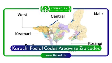 Karachi Postal Codes Area Wise List Of Zip Codes 2025 Ittehad Marketing