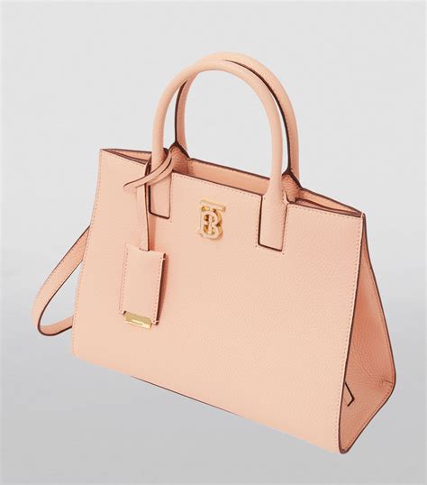 Burberry Pink Mini Leather Frances Tote Bag Harrods Uk