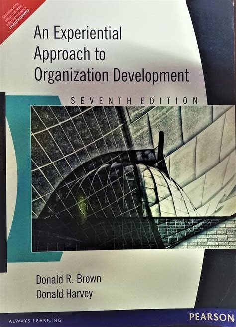 An Experiential Approach To Organization Development Th Edition