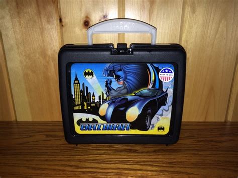 Batman Lunch Box Thermos Lunch Box by NostalgiaTHENandNOW on Etsy