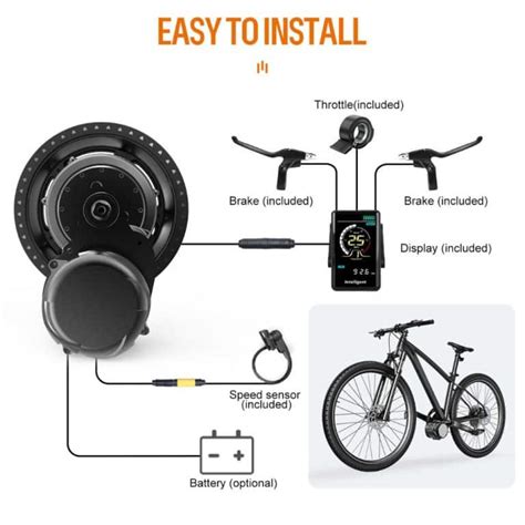 Tongsheng TSDZ2 Kit De Conversion Pour Vélo Électrique À Moteur