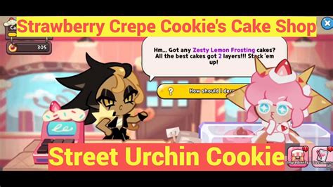 Strawberry CC Cake Shop Street Urchin Cookie 5 Hearts Stack Em Up