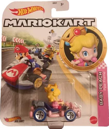 Baby Peach Mario Kart Hot Wheels Envío gratis