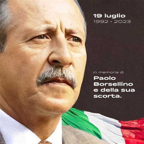 Il Ministro Musumeci Ricorda Paolo Borsellino Economia Del Mare