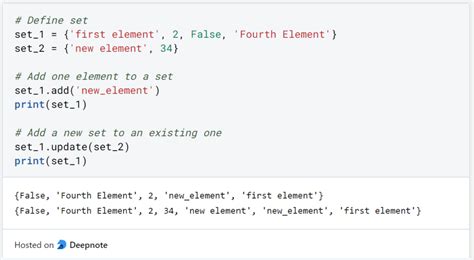 Python Sets einfach erklärt Data Basecamp