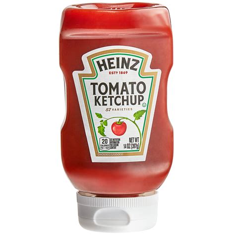 Heinz Oz Upside Down Squeeze Bottle Ketchup Case