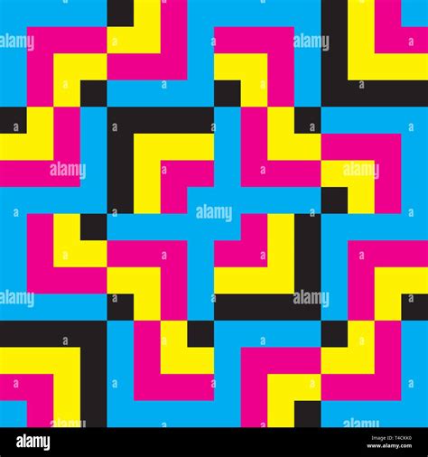 Cyan Magenta Yellow Black Color Pallete Corner Game Designer