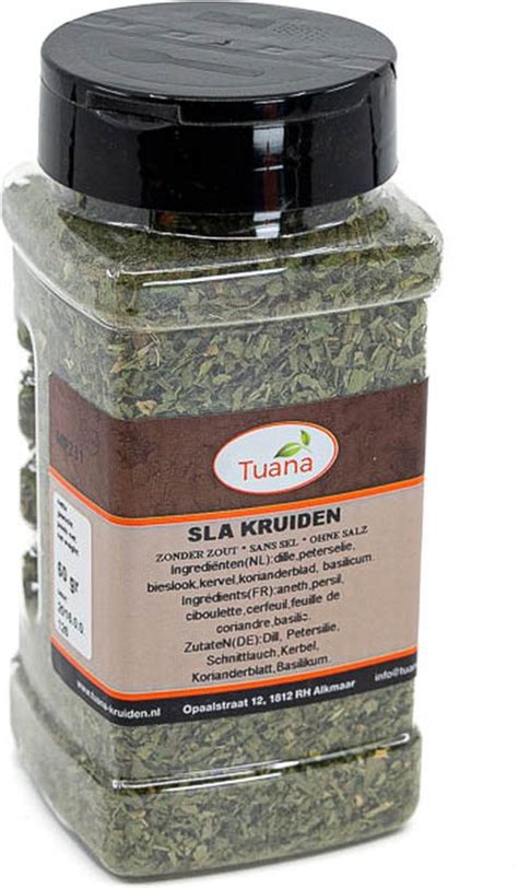 Tuana Kruiden Sla Kruiden Strooibus 40 Gram Kruiden Zonder Zout