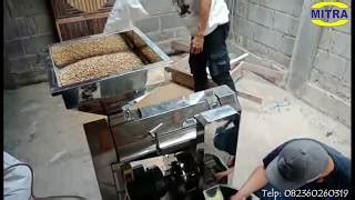 Mesin Pengupas Kulit Tanduk Kopi Kering Huller Kopi Stainless Steel