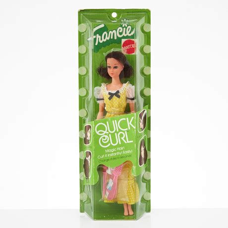 FRANCIE Brunette Quick Curl Long Hair Do Mattel Inc