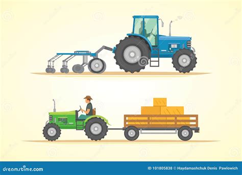 Tractor Farm Emblem Vector Illustration | CartoonDealer.com #76784278