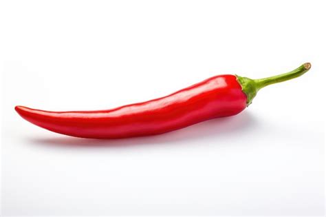 Premium AI Image A Hot Chili Pepper Isolated On White Background