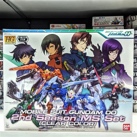 Jual HG 1 144 Gundam 00 2nd Season MS Set Clear Color Limited Shopee