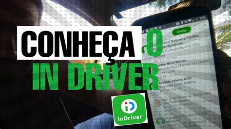 CONHEÇA O APP DE MOTORISTA IN DRIVER COMO FUNCIONA YouTube