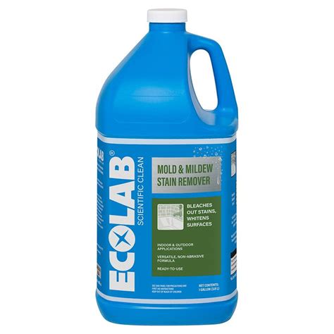 ECOLAB 1 Gal Mold And Mildew Stain Remover 7700414 The Home Depot