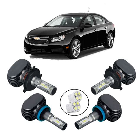 Kit De L Mpadas Ultra Led Farol Alto E Baixo H E Milha H Para Cruze