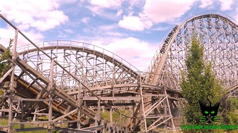 UNLEASHING MAMMUT WOODEN COASTER ADVENTURE ERLEBNISPARK TRIPSDRILL