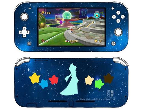 I made a mock-up of a Mario Galaxy-themed Switch Lite! Now, let’s get ...