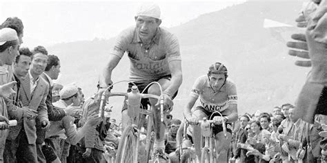 Cyclisme Giro Fausto Coppi Gino Bartali sommet littéral du Tour