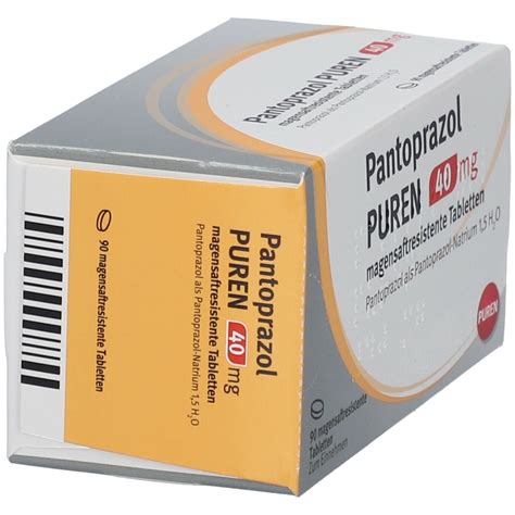 Pantoprazol Puren 40 Mg Magensaftres Tabletten 90 St Mit Dem E Rezept Kaufen Shop Apotheke