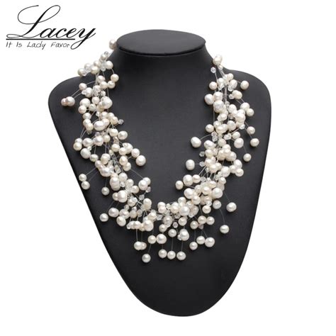 Aliexpress.com : Buy Real pearl necklace silver jewelry,freshwater ...