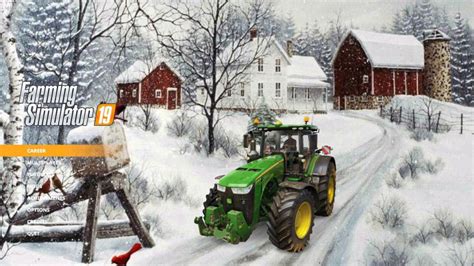 WINTER FARM MENU BACKGROUND v1.0 FS 19