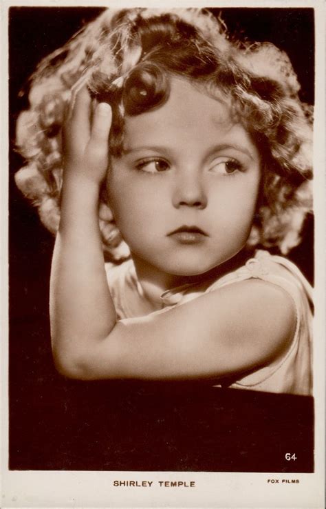 Shirley Temple Vintage Original Sepia 1930s Real Photo Postcard 20th