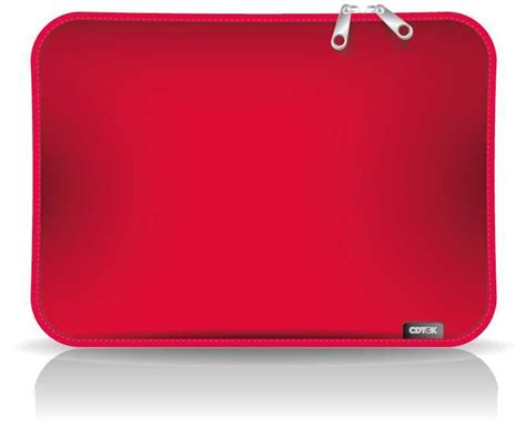 Funda Notebook Cdtek Neoprene Rojo Ryr Computacion