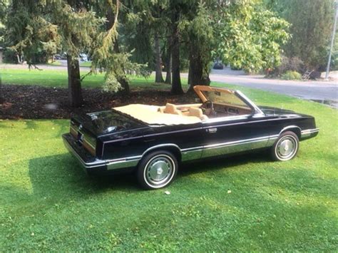 1982 Chrysler Lebaron Convertible For Sale Idaho Falls Idaho