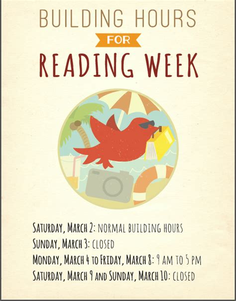 Reading Week Schedule! - Students' Society of McGill University